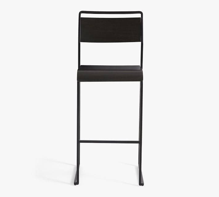 OPEN BOX: Fallon Stacking Barstool, Black | Pottery Barn (US)