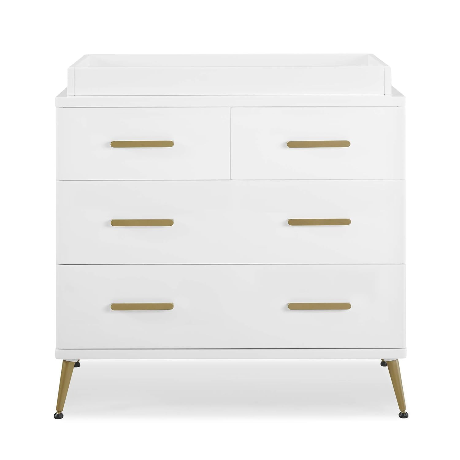 Delta Children Sloane 4 Drawer Dresser with Changing Top, Greenguard Gold Certified, Bianca White... | Amazon (US)