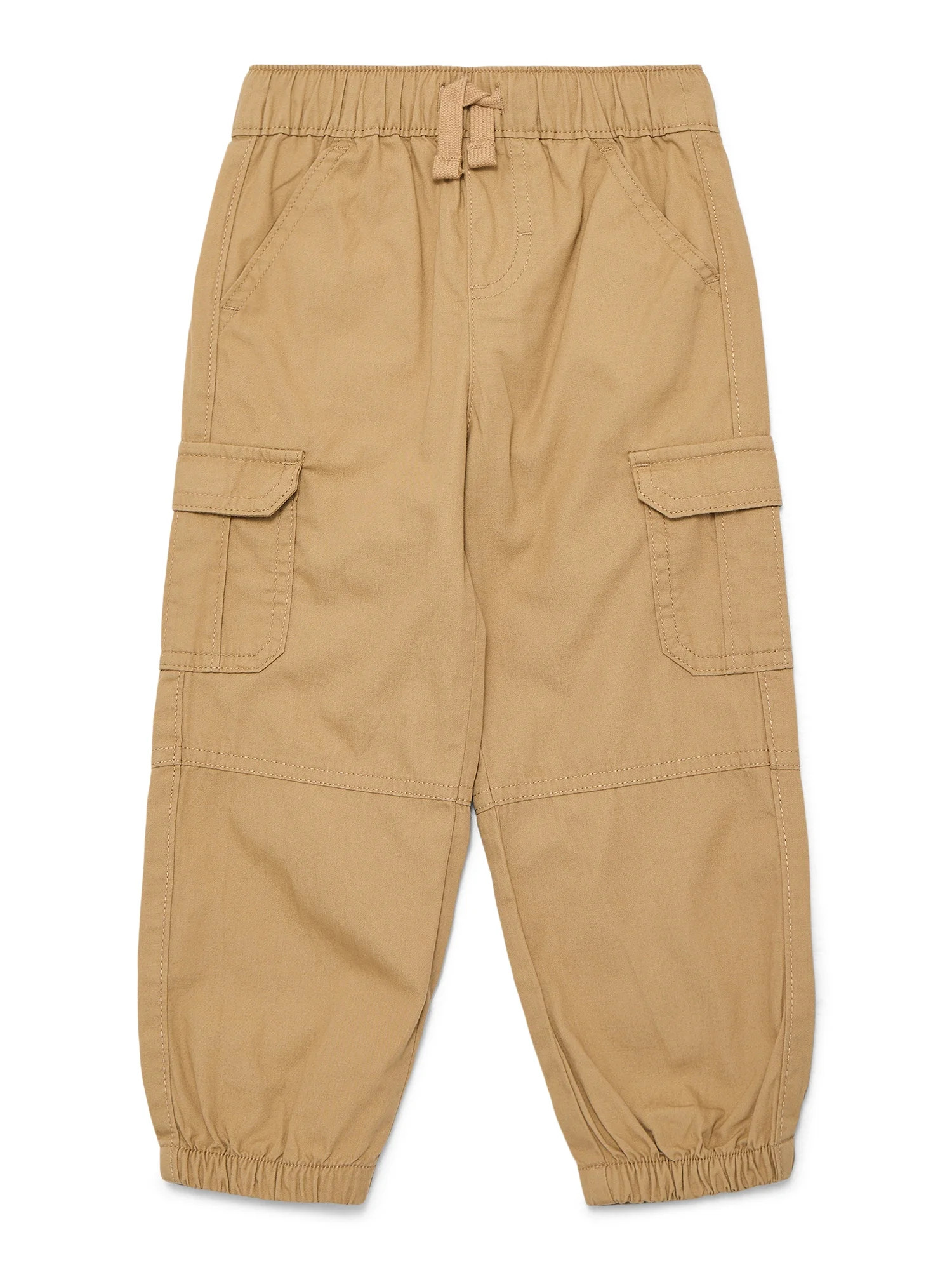 Wonder Nation Baby and Toddler Boys Cotton Cargo Jogger Pants, Sizes 12M-5T | Walmart (US)