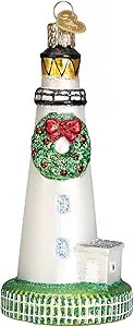 Old World Christmas Collection Glass Blown Ornaments for Christmas Tree Ocracoke Lighthouse | Amazon (US)