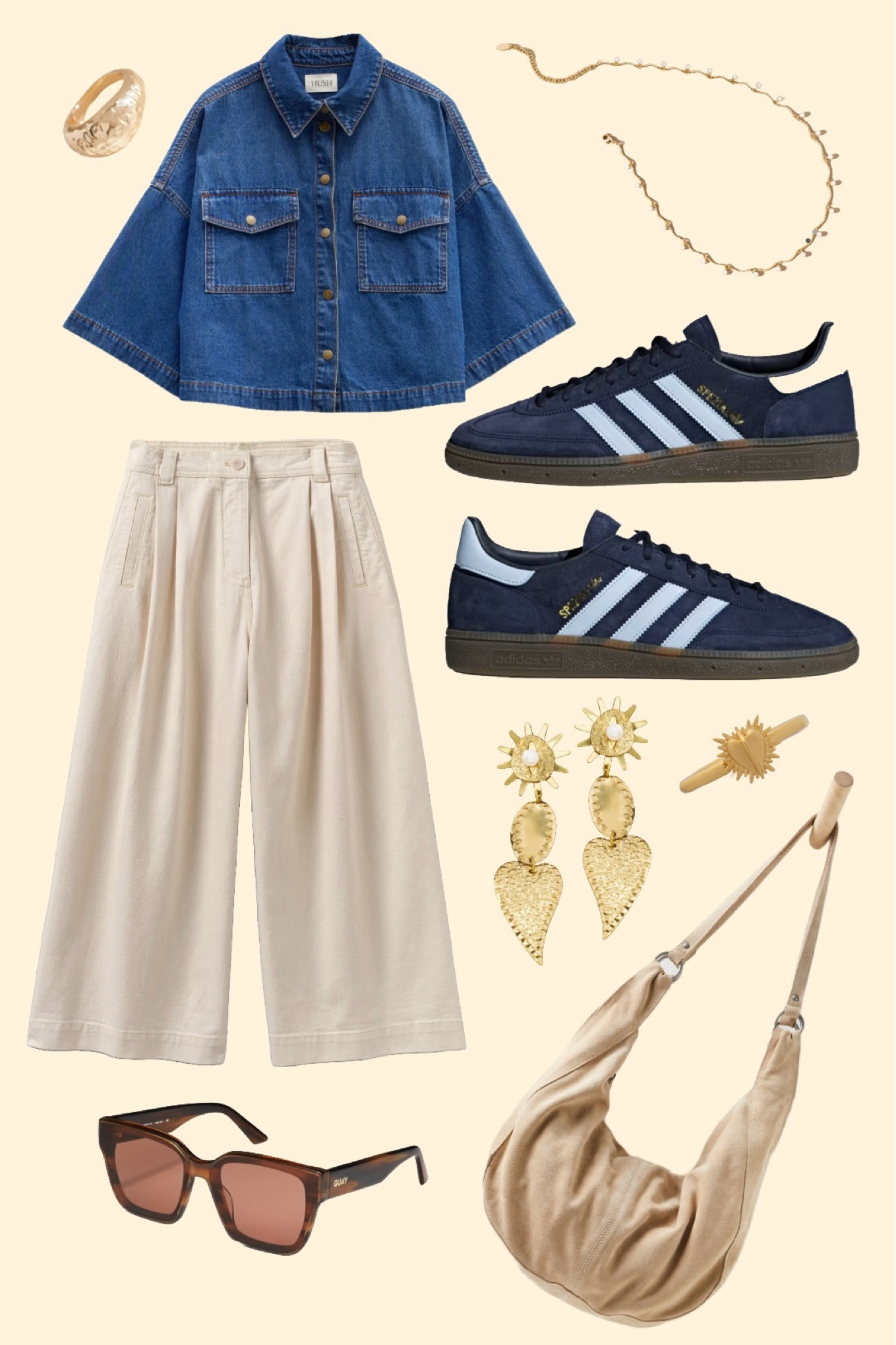 Clean girl autumn/fall outfit 🍂

#adidas #jewwllery #toast #hush #outfit #fashion #cleangirl #itgirl #spezial #samba #wideleg #gold #scandanavian #scandistyle #classy #casual #work #workwear #officewear #fitcheck #ootd #coolgirl #jeans #denim #denimtop #autumn #fall #summer 

#LTKeurope #LTKuk #LTKautumn