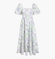 The Matilda Dress - Hyacinth Organza Dot | Hill House Home