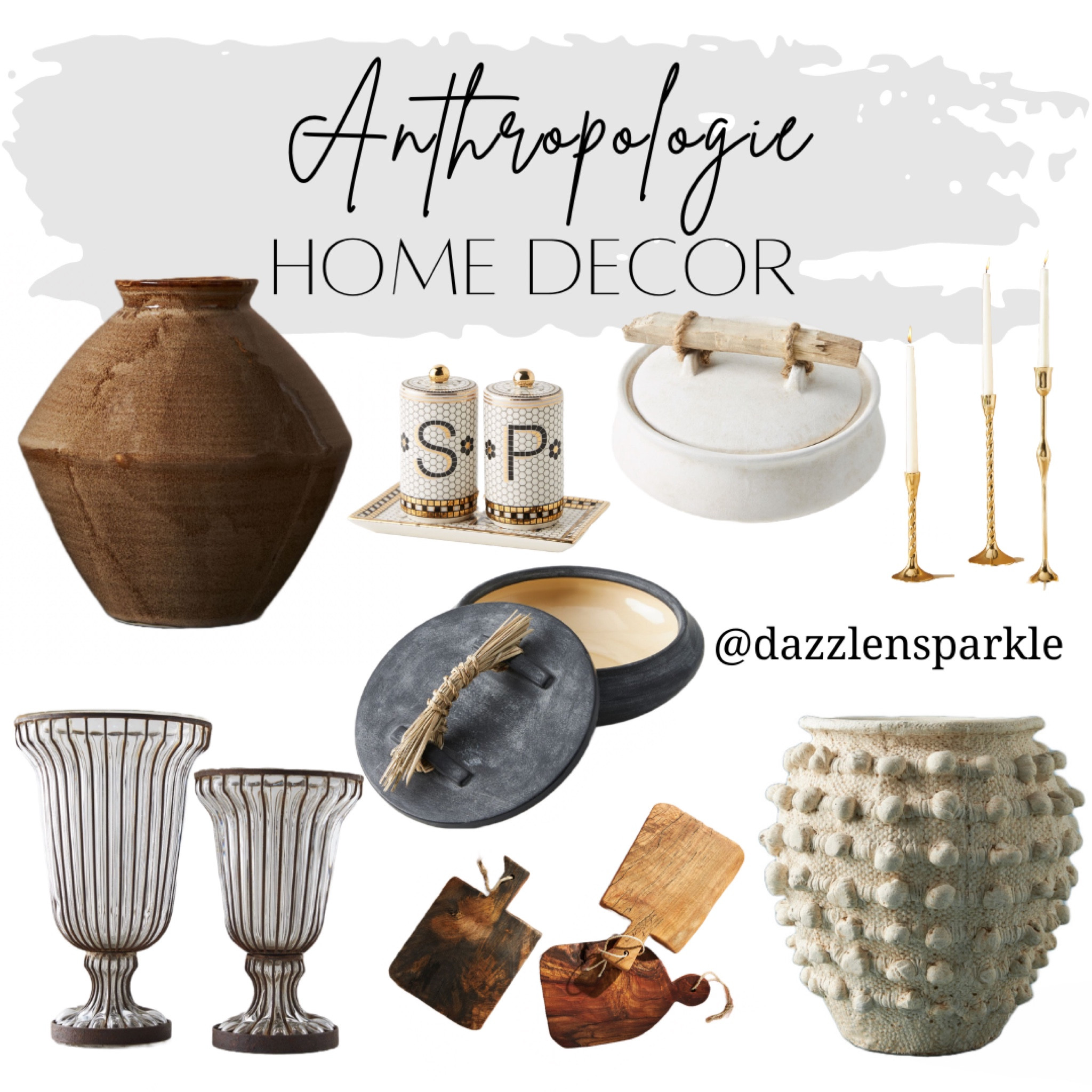 Some neat #homedecor #kitchen stuff. I have few of these products and they are absolutely stunning and versatile.

#dazzlensparkle #bowldecor #trinketdish #vase #planter #candlestickholder #urns 

#LTKsalealert #LTKSale #LTKhome