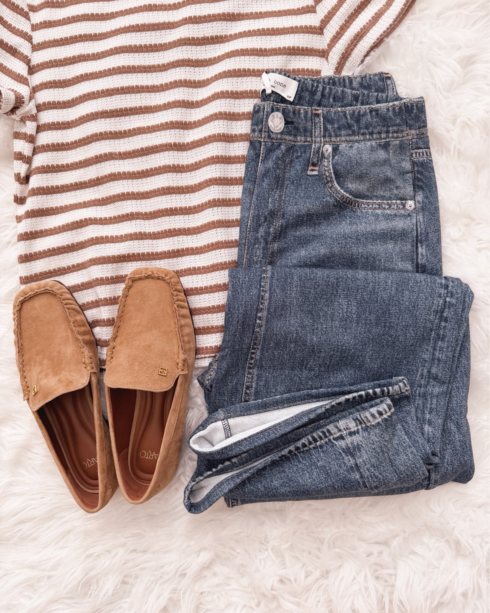 The sweatpants jeans from the sale do not disappoint! But petite girls beware they are longer in length. 

 #LTKActive #LTKOver40 #LTKSaleAlert