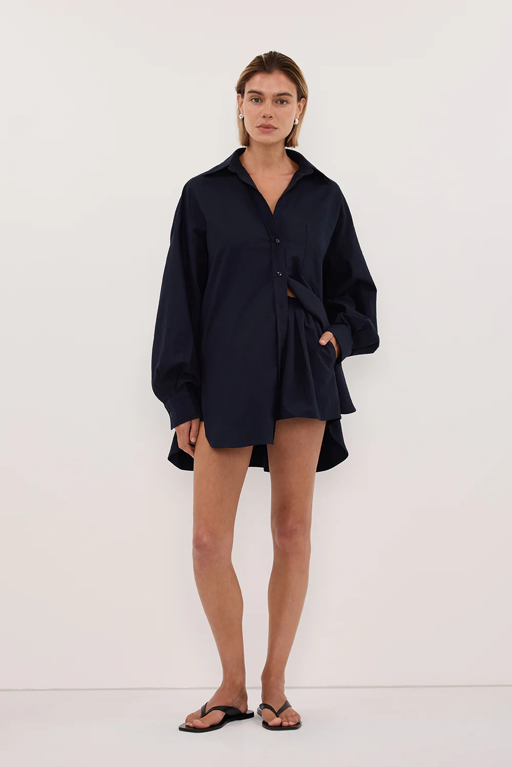 RHEA INK DRAWSTRING COTTON SHORT | DISSH