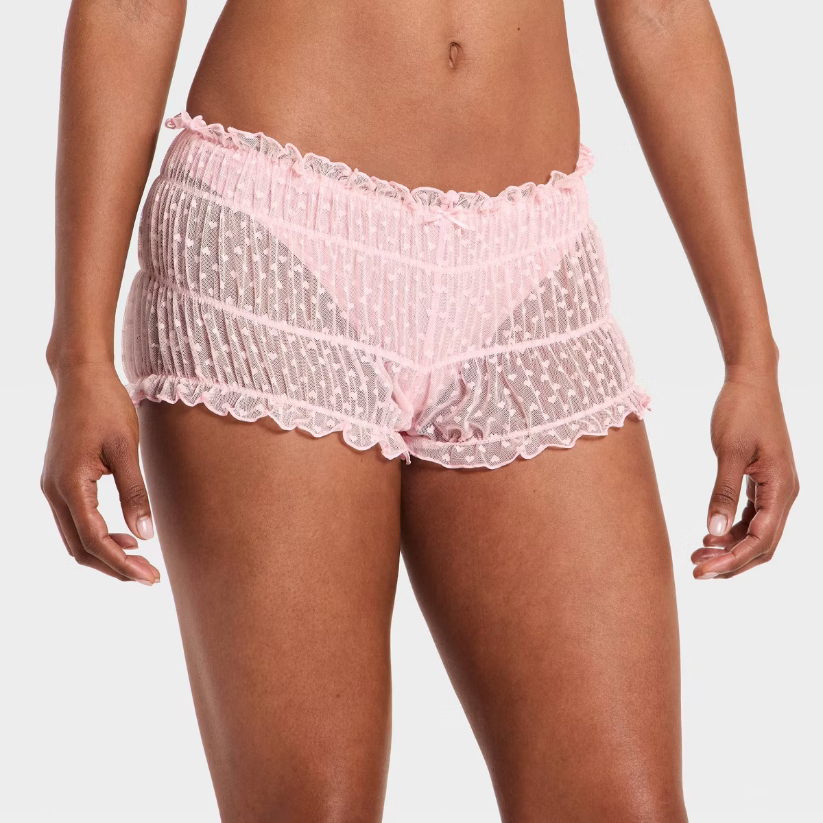 Women's Heart Lace Bloomer - Wild Fable™ | Target