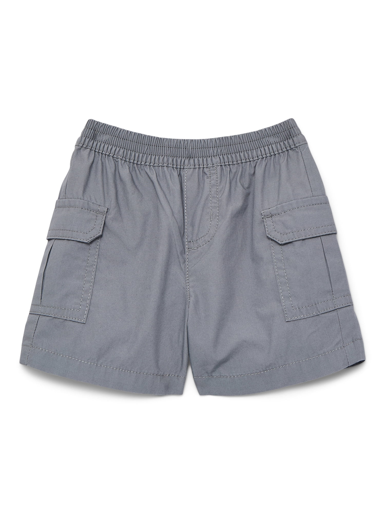 Wonder Nation Baby Boys Cotton Poplin Cargo Shorts, Sizes 0M-24M | Walmart (US)