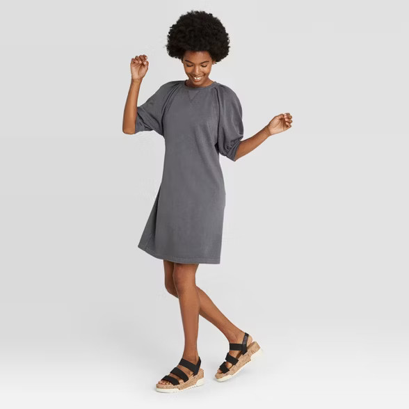 Women's Puff Short Sleeve T-Shirt Dress - Universal Thread™ | Target