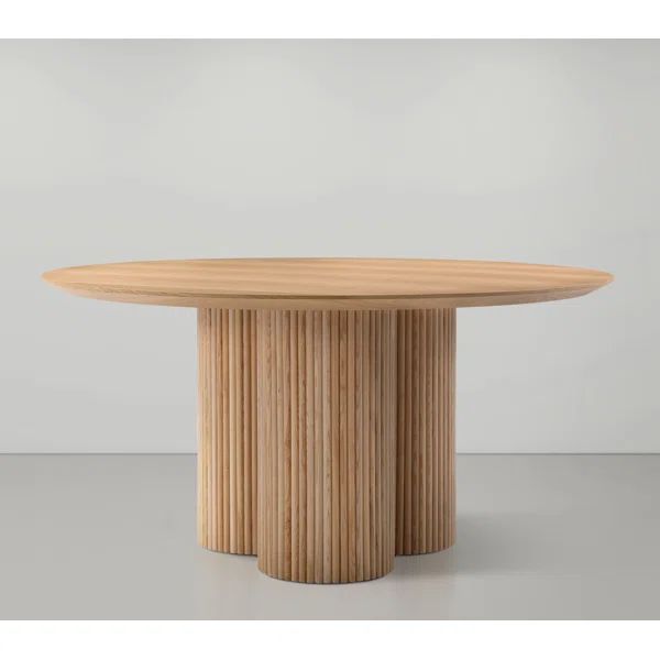 Round Solid Wood Dining Table | Wayfair North America