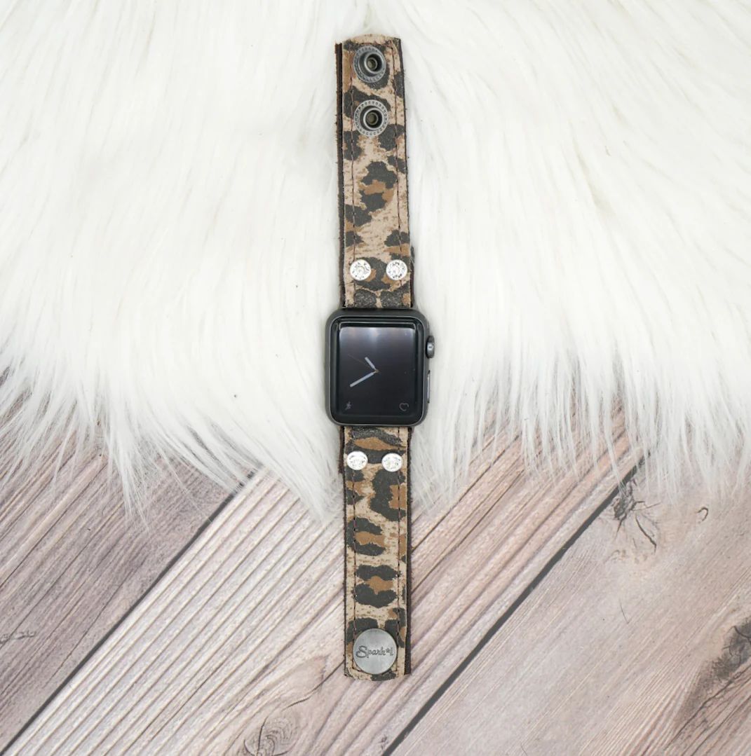 Skinny Band in Large Nubuck Leopard | Spark*l