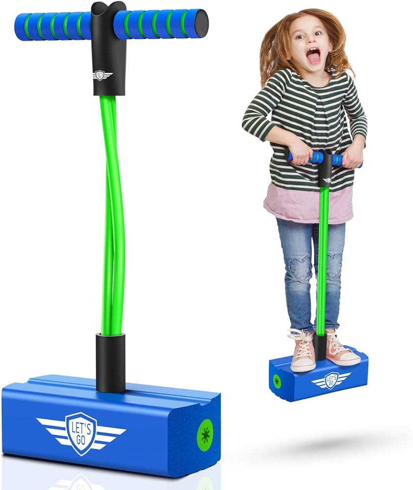 CUUGO LET'S GO! CG Jumping Promotes Growing Taller- Pogo Stick Foam Pogo Jumper for Kids, Toys fo... | Amazon (US)