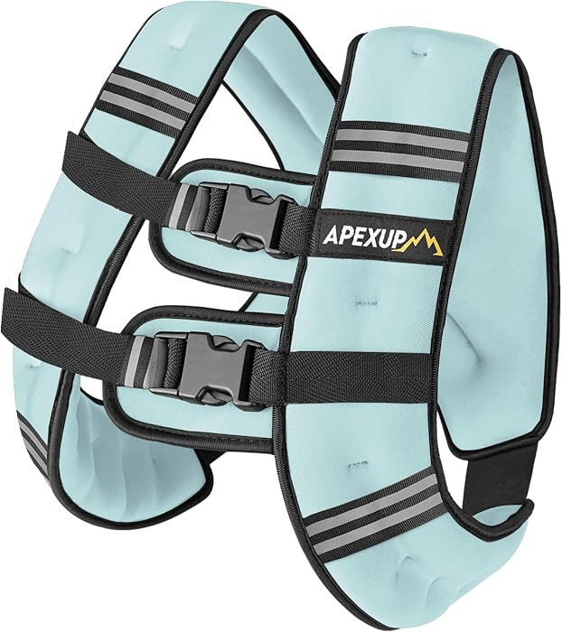 Amazon.com : APEXUP 15lbs Weighted Vest Men Women, Weight Vest for Women Workout Equipment for St... | Amazon (US)