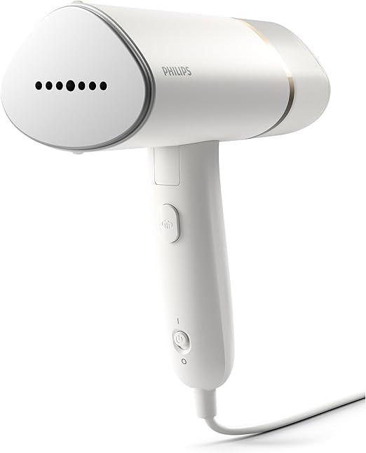 Philips 3000 Series Handheld Steamer, Compact and Foldable, 1000W Power, Up to 20g/min Steam, Rea... | Amazon (UK)