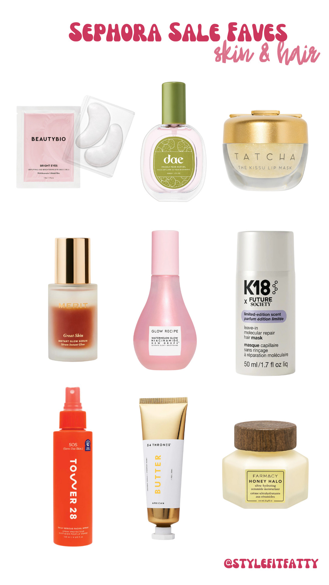 Some of my favorite Skin & Hair products from the sale! Code EVERYTHING for up to 20% off!!! #sephorasale #skincare #haircare 

 #LTKHoliday #LTKSaleAlert #LTKBeauty