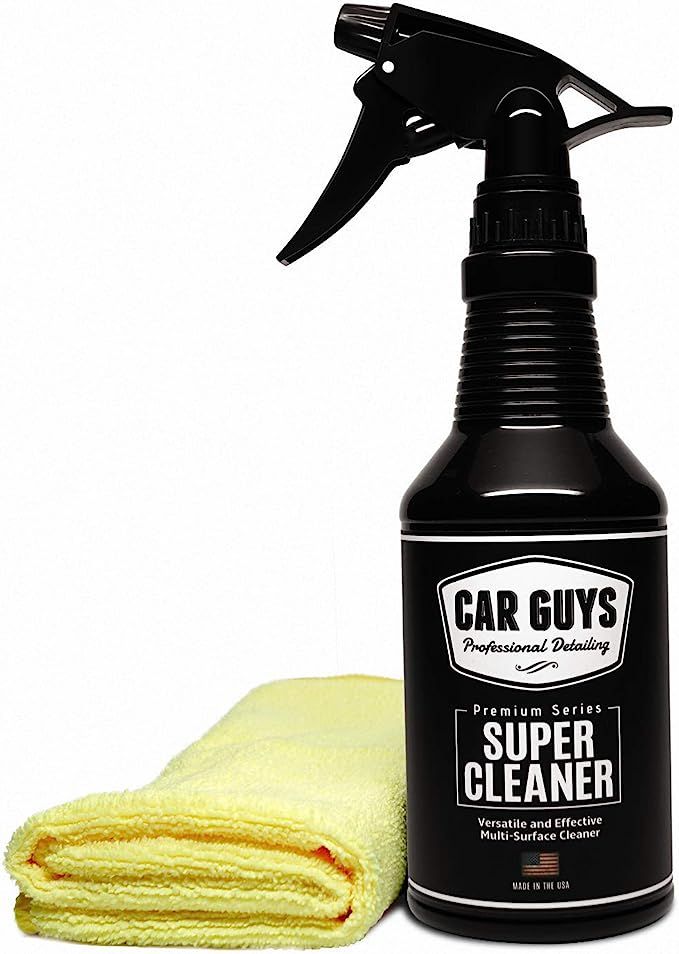 CarGuys Super Cleaner - Effective All Purpose Cleaner - Best for Leather Vinyl Carpet Upholstery ... | Amazon (US)