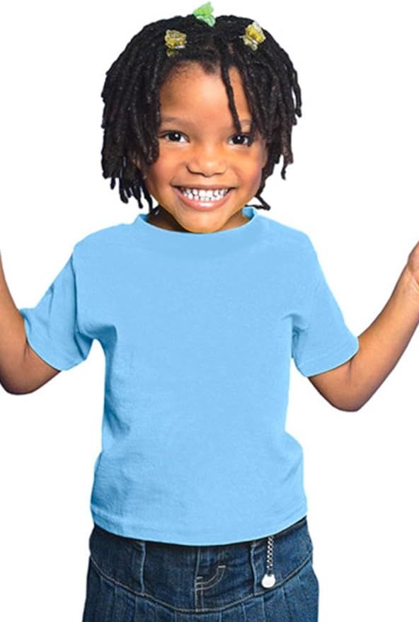 RABBIT SKINS Toddler's 5.5 oz. Jersey Short-Sleeve T-Shirt | Amazon (US)