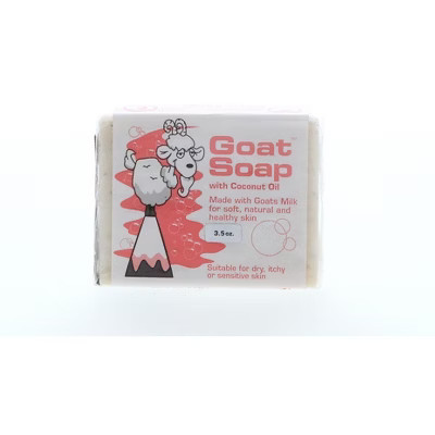 Goat Soap w/ Coconut Oil, Moisturizing and Gentle Cleansing Bar Soap, 3.5 oz | Target