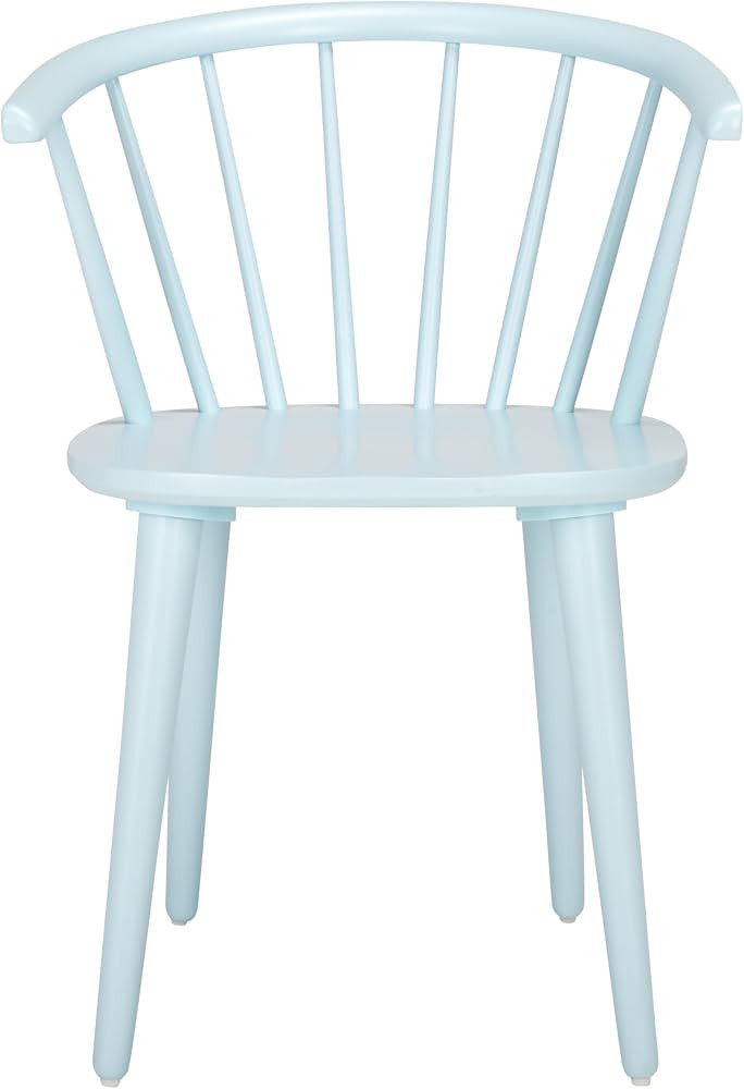 Amazon.com: SAFAVIEH Furniture - Blanchard Side Chair Set of 2 - Pale Blue - Solid Wood - Modern Clean-Line Design - Ideal for Dining Room, Kitchen, Living Room, 17.9" Seat Height (AMH8512G-SET2) : Home & Kitchen | Amazon (US)