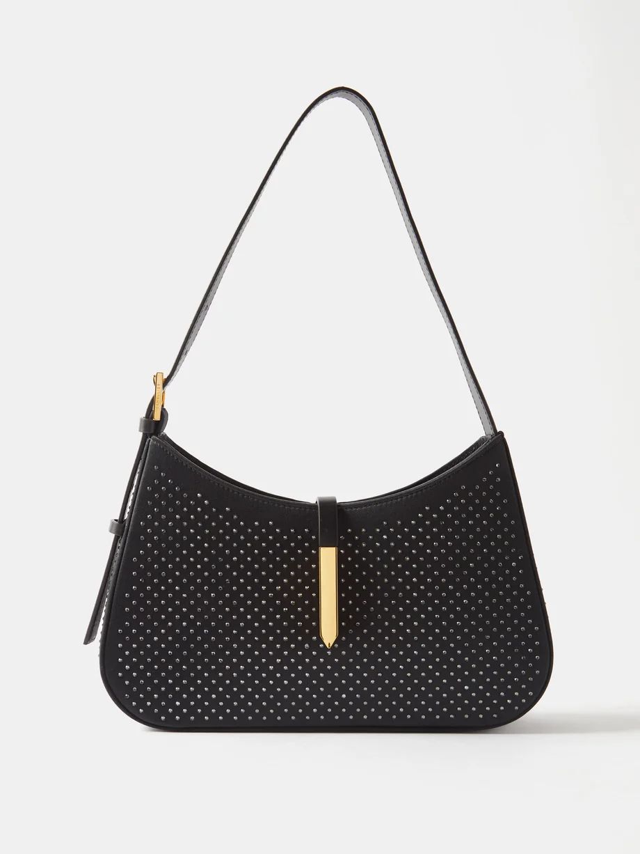 Tokyo mini embellished-satin shoulder bag | Matches (US)