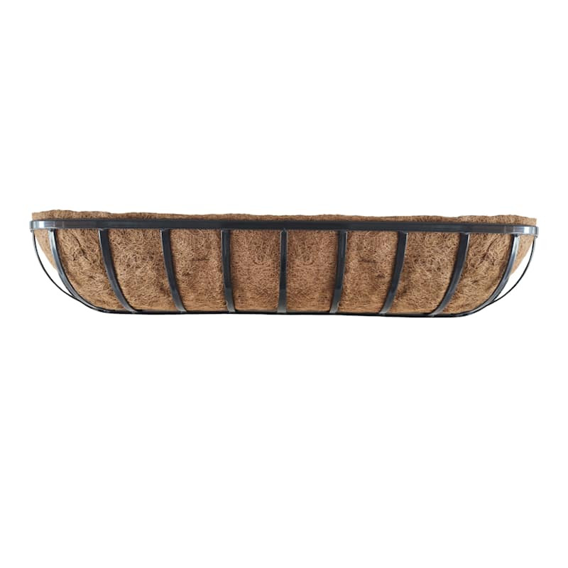 Coco Metal Trough Outdoor Planter, Large | At Home