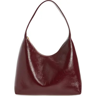 Mansur Gavriel Candy Suede Hobo Bag in Claret at Nordstrom | Nordstrom