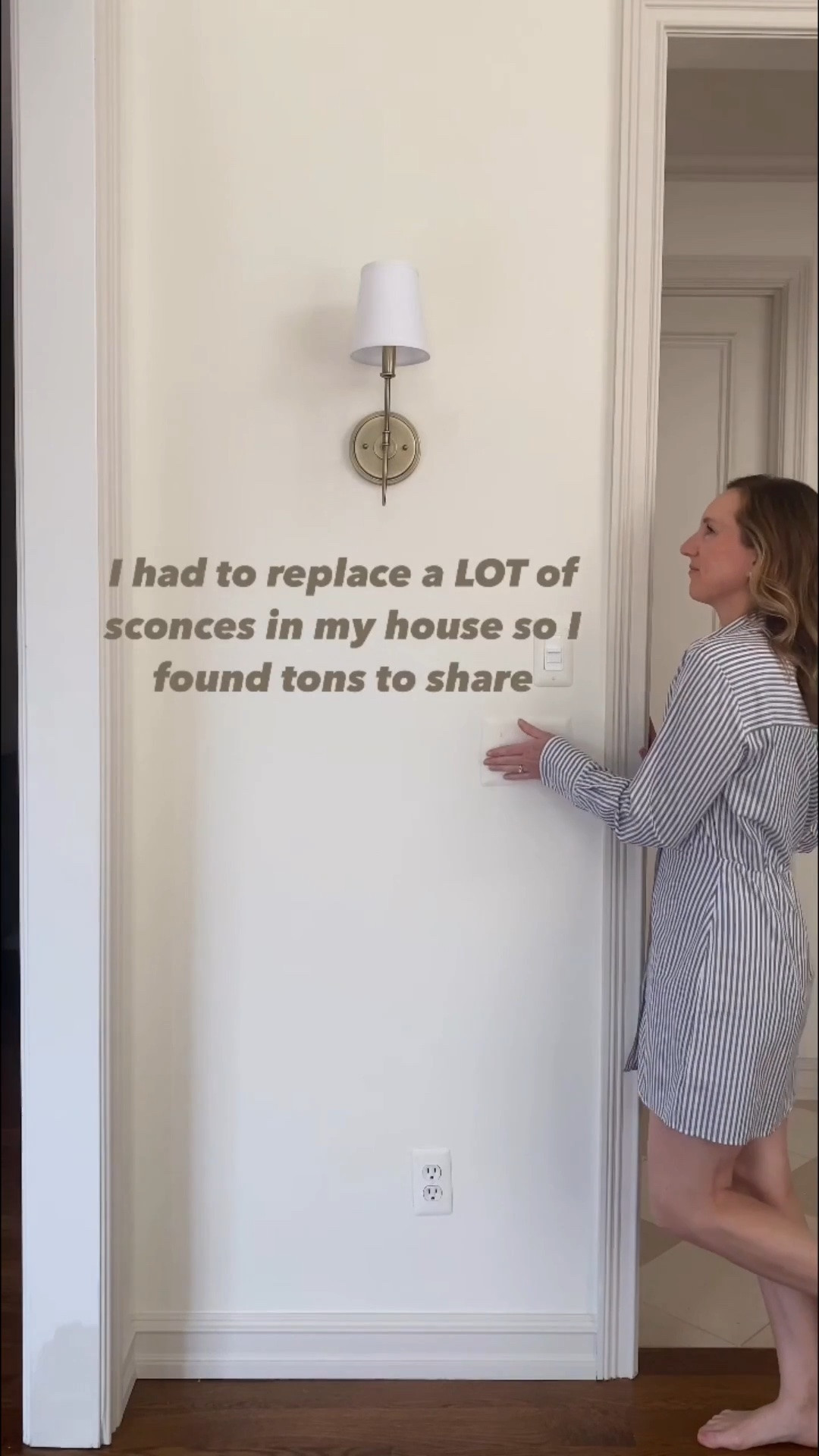 I had to replace a LOT of sconces in this house when we moved in, and here is a roundup of my faves!

#wallsconce #shadedsconce #vintagesconce #brasssconce #sconcelights #sconcelighting #hallwaylighting #vanitylighting #lightfixtures

#LTKHome