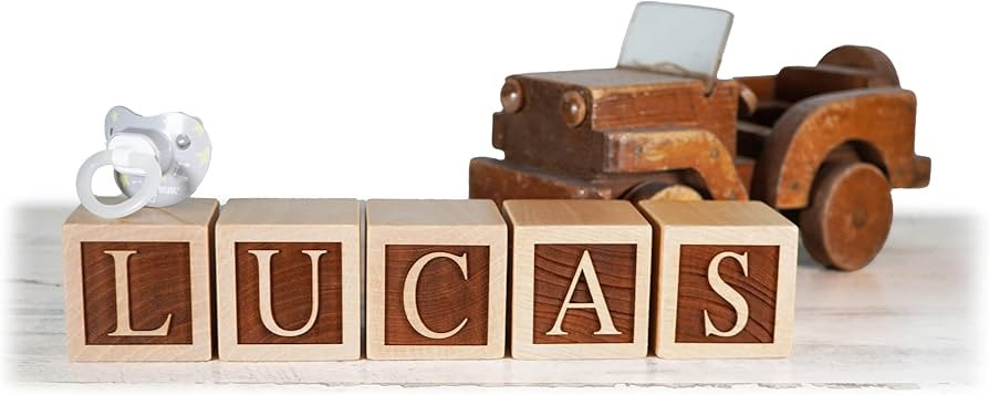 Personalized Nursery Name Block Letters - Custom Wooden Name Blocks for Vintage Nursery Decor/Cus... | Amazon (US)
