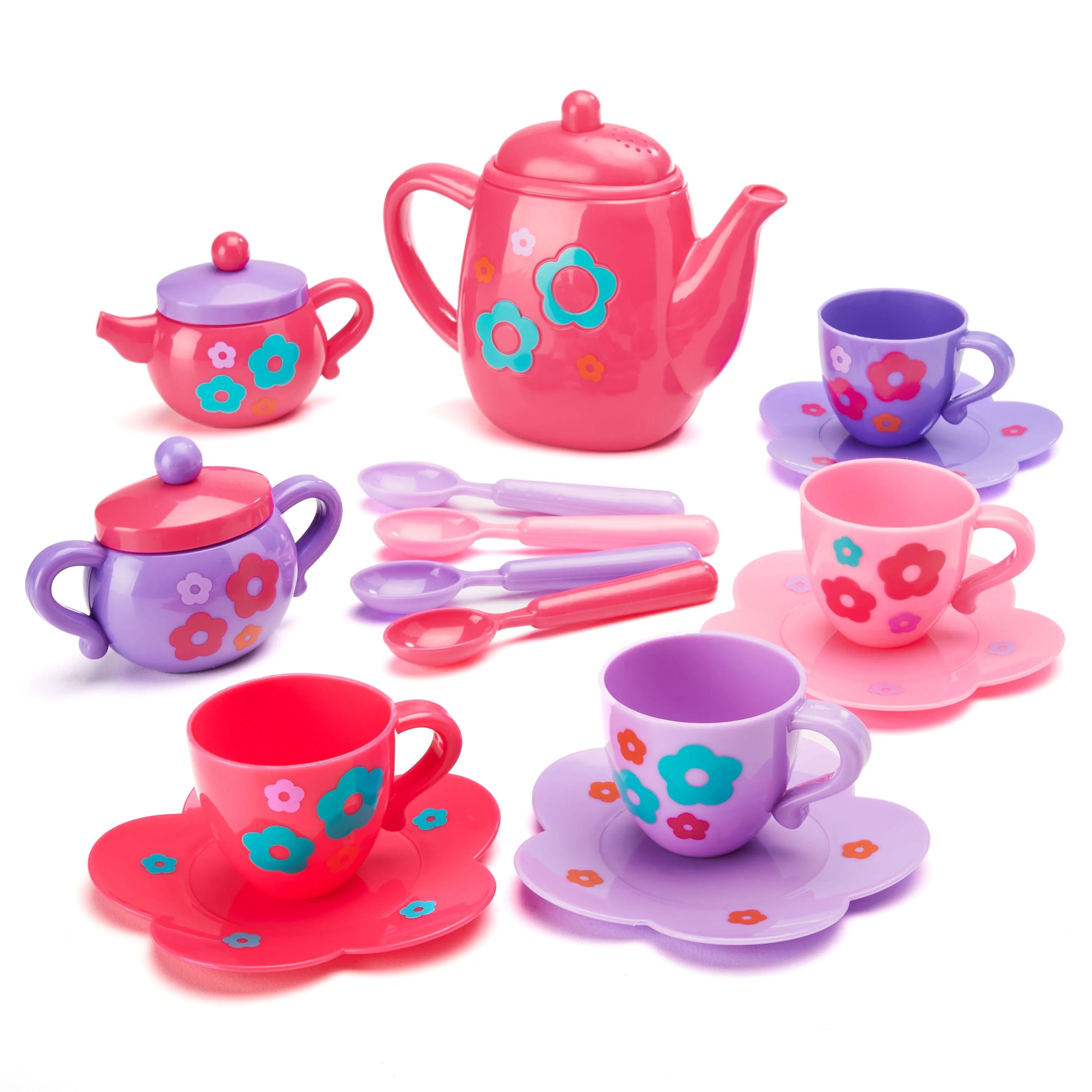 Kid Connection 18-Piece Tea Play Set - Walmart.com | Walmart (US)