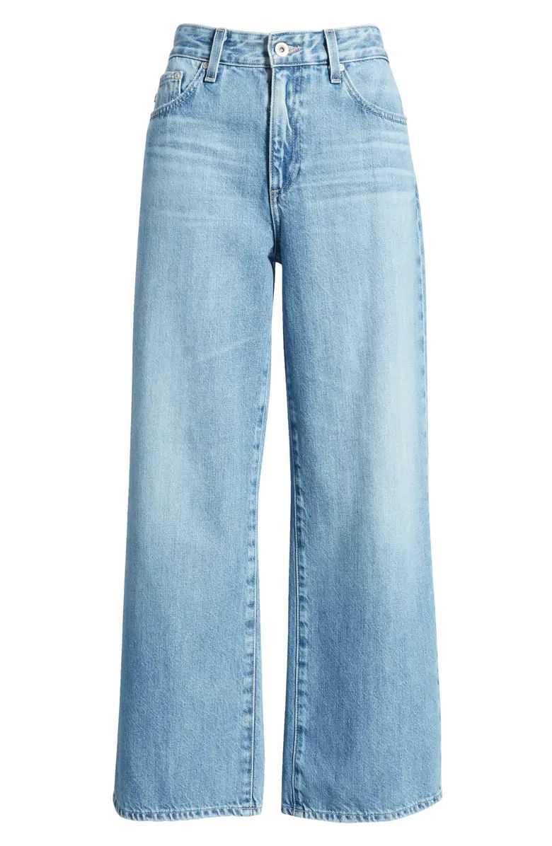 AG Saige High Waist Ankle Wide Leg Jeans | Nordstrom | Nordstrom