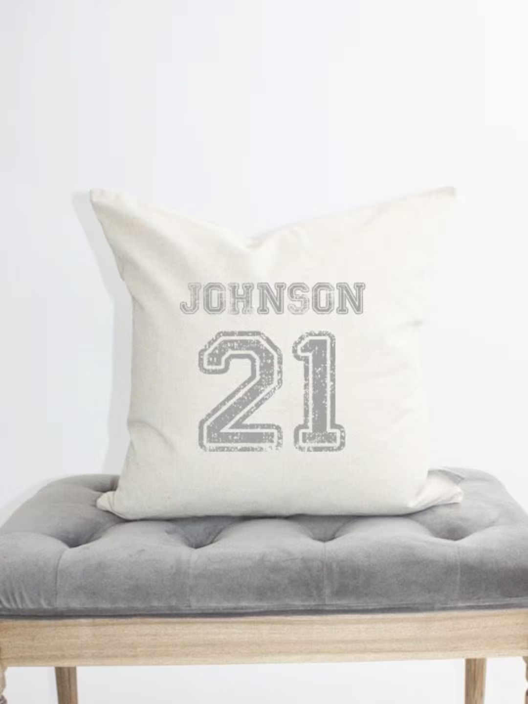 Jersey Number Pillow Cover, Football Jersey Pillow Cover, Sports Pillow, Soccer pillow, Basketbal... | Etsy (US)