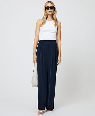 Women's Harrie Wide-Leg Suiting Pants | Macy's