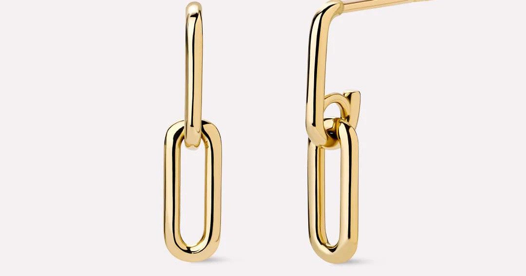 Oval Links Drop Earrings | Ana Luisa