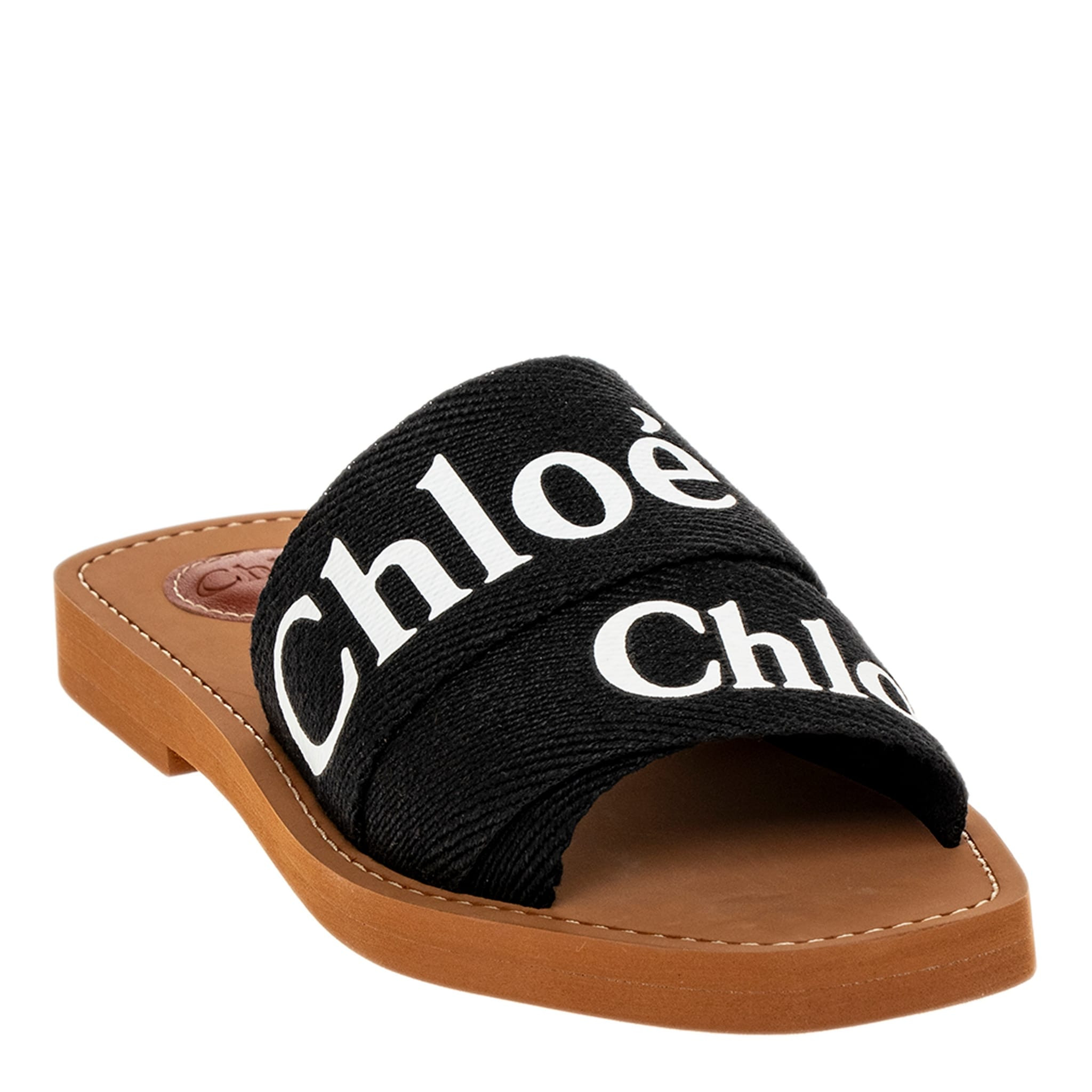 Chloe Woody Flat Mule | Overstock