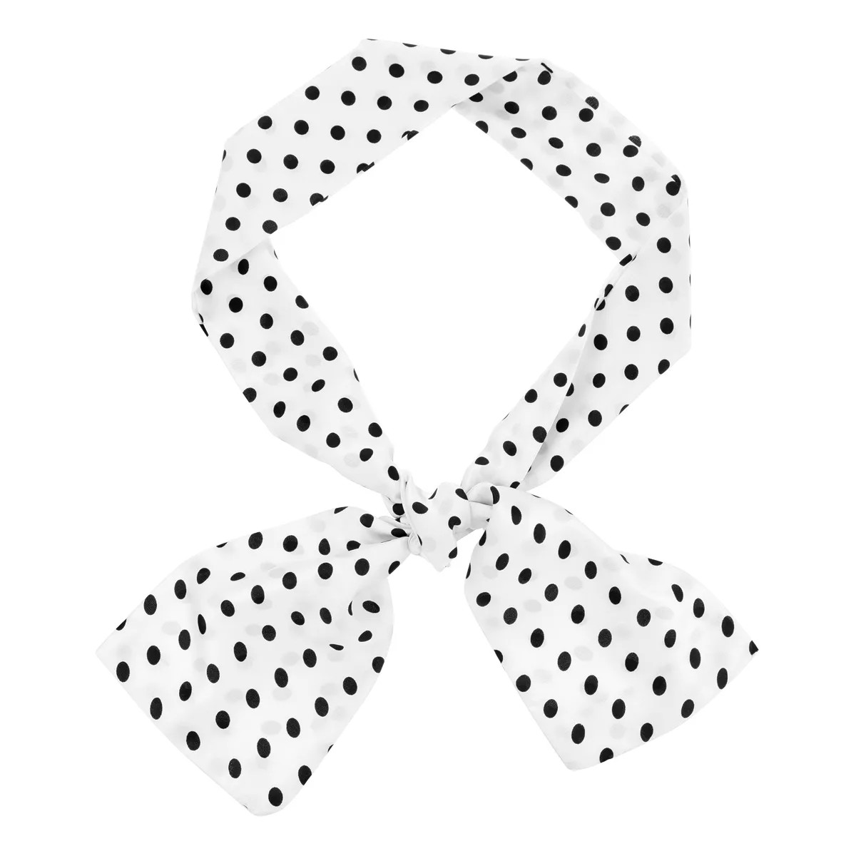 Allegra K Women Retro Polka Dot Skinny Scarf Neck Scarves Wrap Long Neckerchief Hair Band 1 Pc | Target
