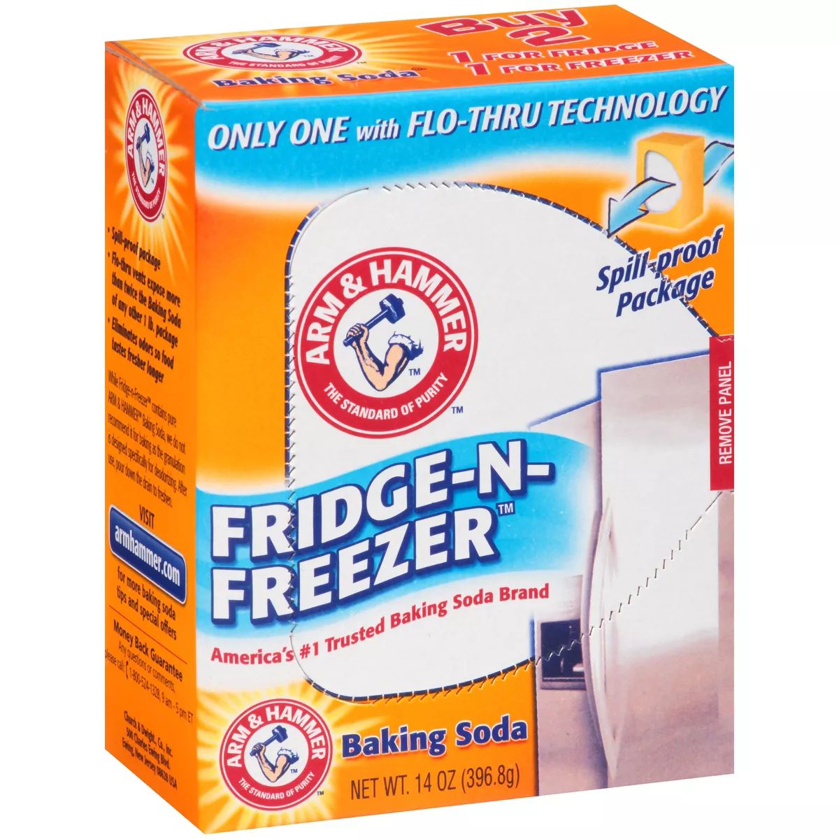 Arm & Hammer Baking Soda Fridge-n-Freezer Odor Absorber - 14oz | Target