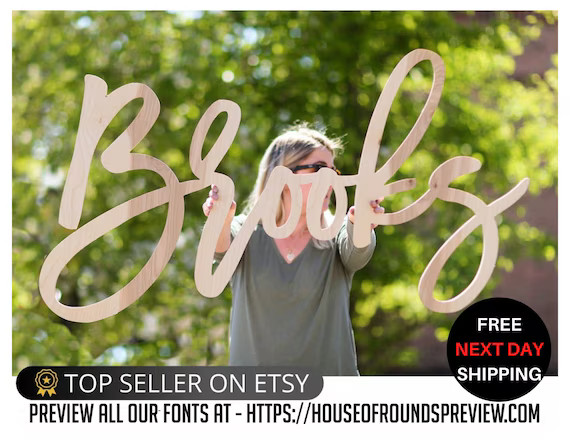 Custom Wood Name Sign for Nursery Girl Boy Over Crib Sign | Etsy | Etsy (US)