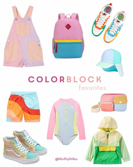So much colorblock cuteness out right now! Here are some of our favorites! 

#LTKkids #LTKfindsunder50