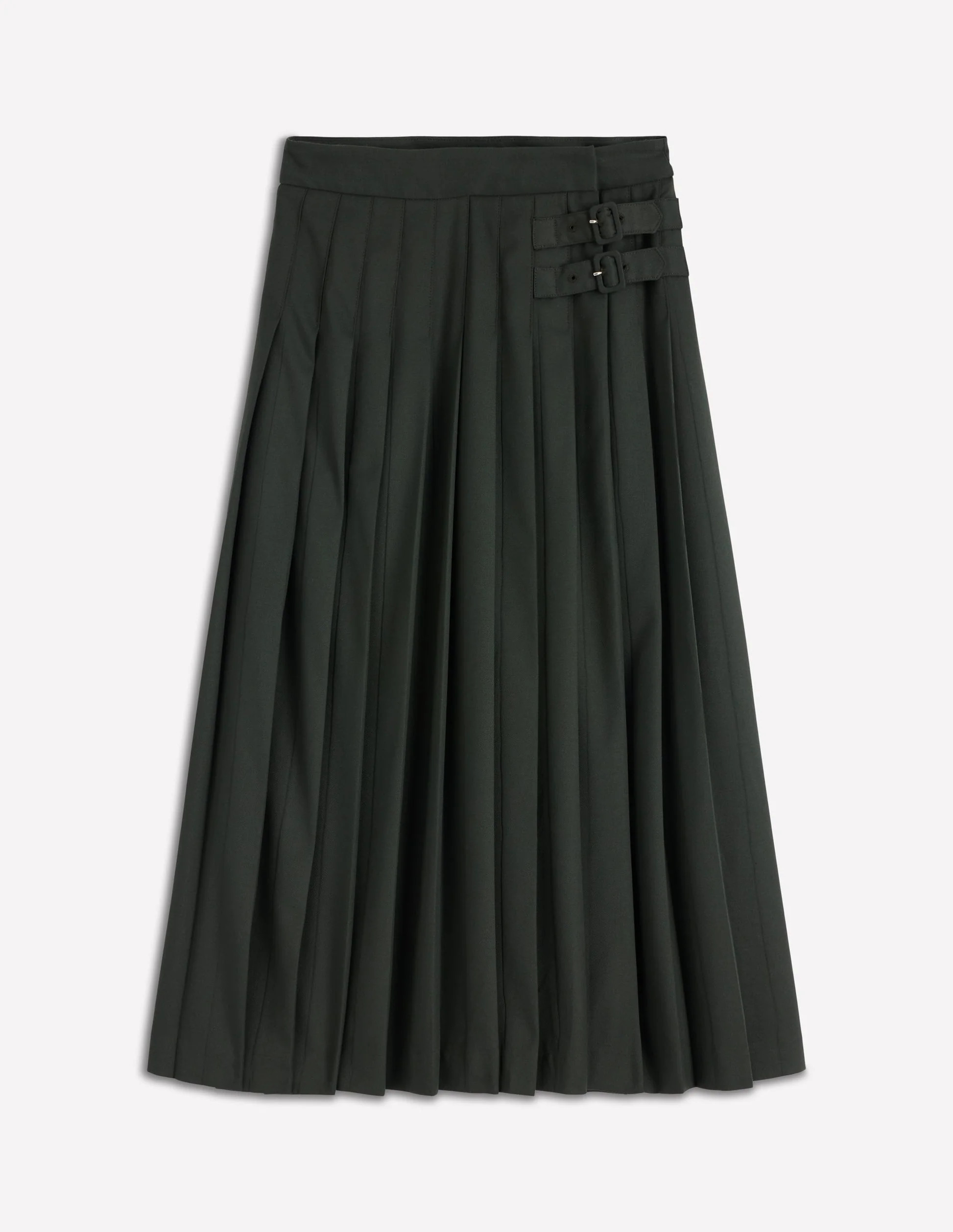 Josephine Kilt Midi Skirt-Hunter Green | Boden (US)