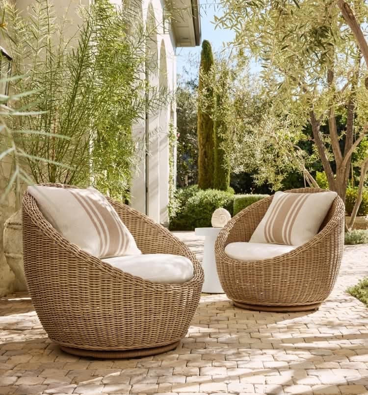 This Huntington petite wicker swivel papasan from Pottery Barn is the definition of relaxed outdoor luxury 🤍 The perfect statement chair for a patio, porch, or garden space—deep, comfy, and made for slow mornings and golden hour lounging. I know it’s a bit early for outdoor furniture but these will go fast! 


outdoor swivel chair, wicker papasan chair, patio lounge chair, outdoor seating, Pottery Barn outdoor, patio furniture ideas, cozy outdoor furniture, garden seating, neutral outdoor decor, boho outdoor style, coastal patio, backyard inspo, outdoor living, high end outdoor furniture, porch furniture, summer patio decor

#LTKSeasonal #LTKHome