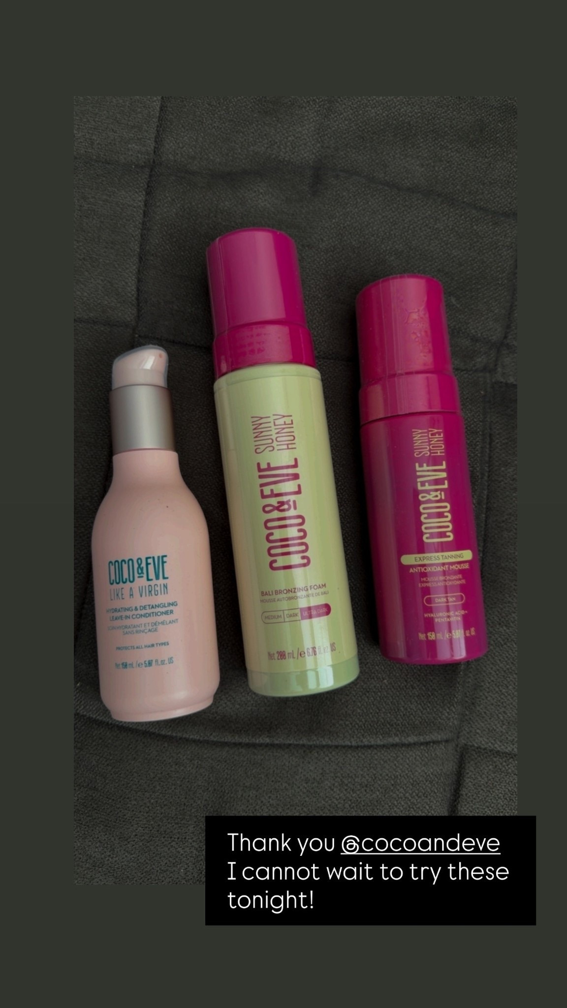 These Coco & Eve products are going straight into my spring and summer routine. The self tan gives the prettiest golden glow, and the leave in conditioner is perfect for keeping my hair soft and hydrated on beach days.
coco and eve self tanner, coco and eve leave in conditioner, sunny honey tanning mousse, leave in conditioner for dry hair, beach vacation beauty essentials, spring break beauty routine, golden glow self tan, hydrating hair care, travel beauty must haves, summer beauty essentials, SavannahK


#LTKBeauty #LTKmorningroutine #LTKselfcare