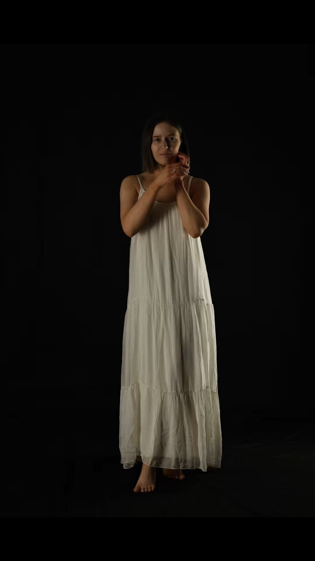 Moody studio photoshoot outfit with this flowy cream/white linen dress 

#LTKvlog #LTKselfcare #LTKstorytime