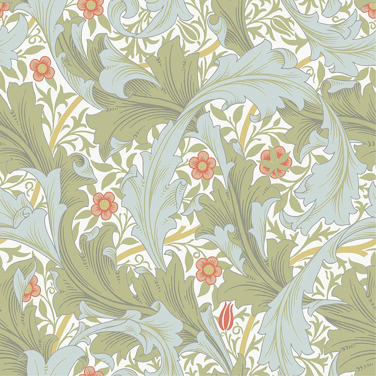 A-Street Prints Granville Olive Leafy Vine Wallpaper | DecoratorsBest