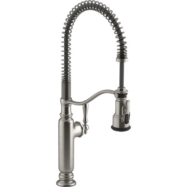 K-77515-VS Kohler Tournant® Single Handle Semi-Professional Pre-Rinse Kitchen Faucet with Three-... | Wayfair North America