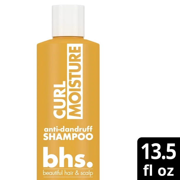 BHS Curl Moisture Anti-Dandruff Shampoo for Curly Hair 13.5 fl oz - Walmart.com | Walmart (US)