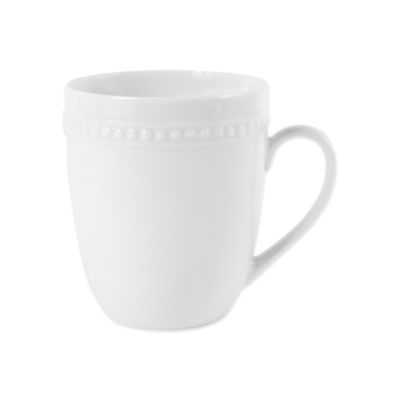 Everyday White®  by Fitz and Floyd® Beaded Mug | Bed Bath & Beyond