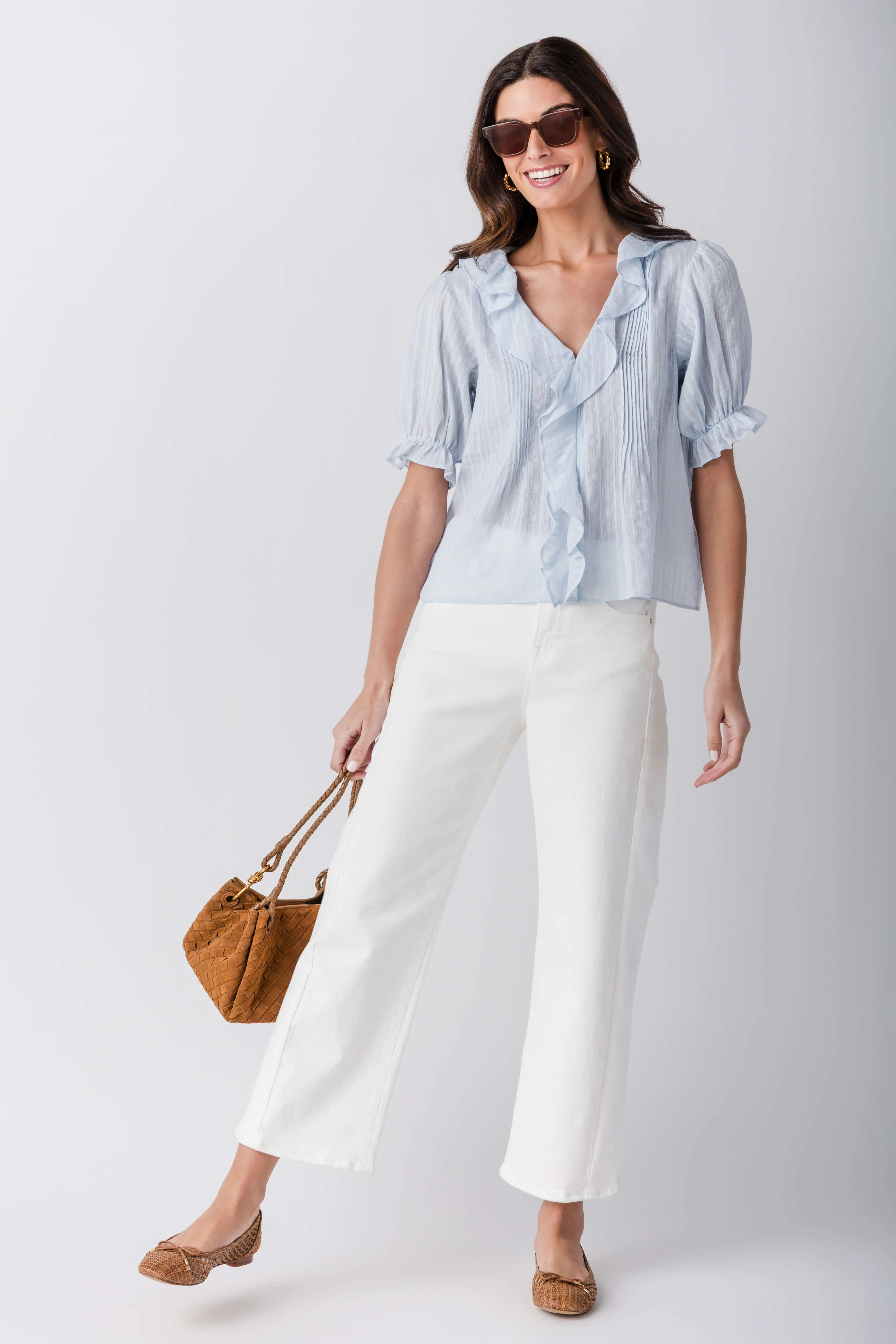 By Together Tempe Ruffle Top | Social Threads