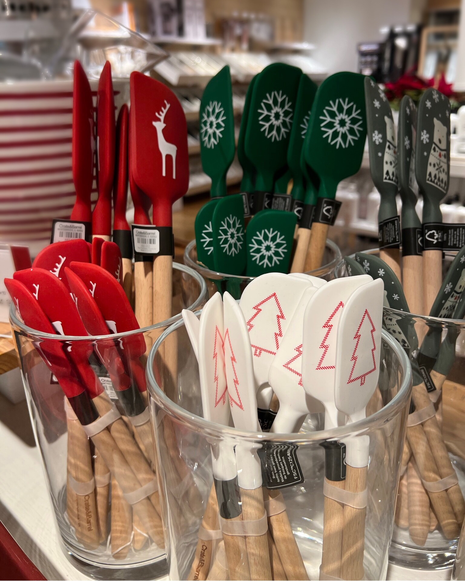 Red Reindeer Mini Spatulas, Set of … curated on LTK