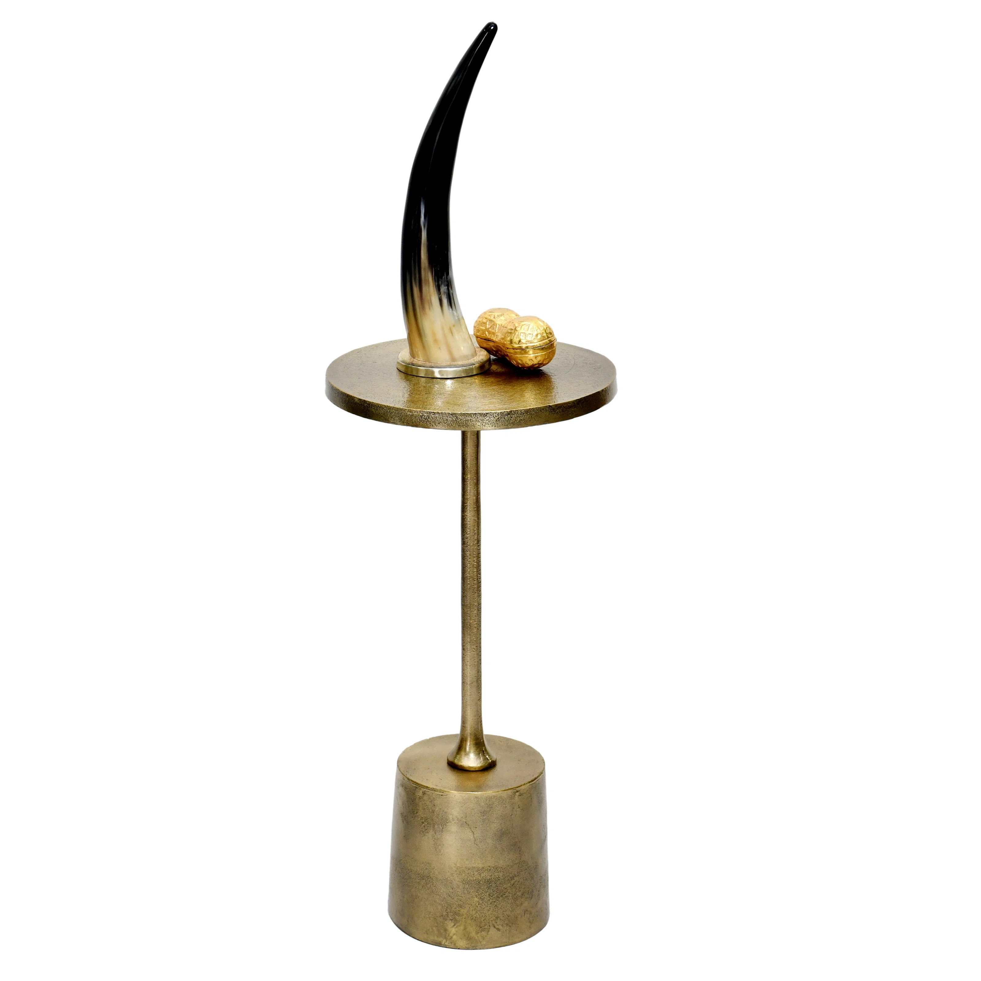 Albon End Table, Brass Antique | Wayfair North America