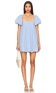 Free People Marina Mini Dress in Blue Bell from Revolve.com | Revolve Clothing (Global)