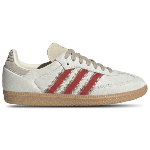 adidas adidas Originals Samba OG - Womens Wonder Beige/Cream White/Better Scarlet Size 9.0 | Champs Sports
